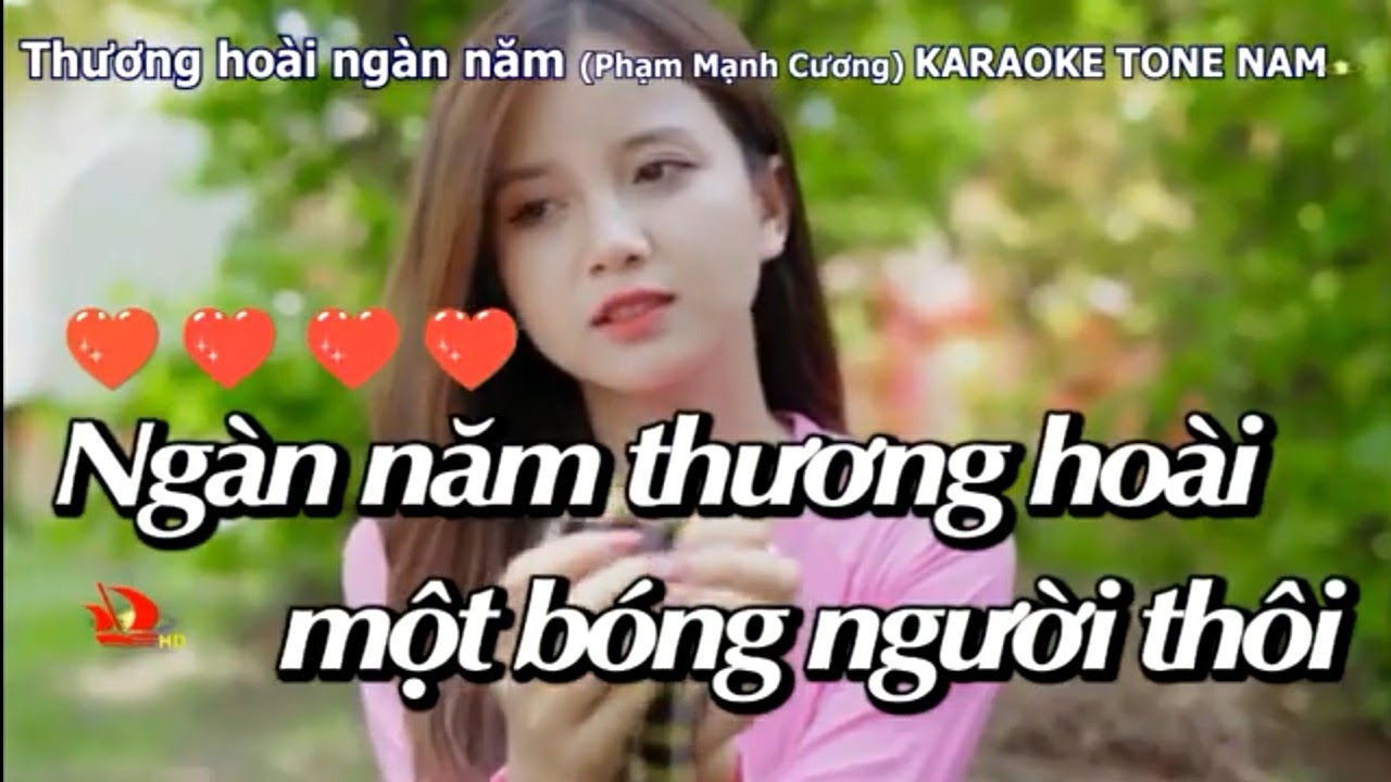 Karaoke thương hoài ngàn năm tone nam best lời chuẩn dễ hát 🎤