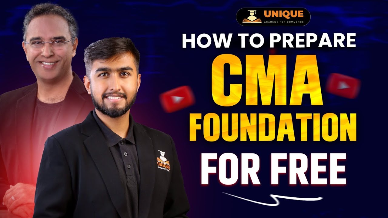 HOW TO PREPARE CMA FOUNDATION FOR FREE 🎯 | FULL ROADMAP + PAPER-WISE STRATEGY 2025