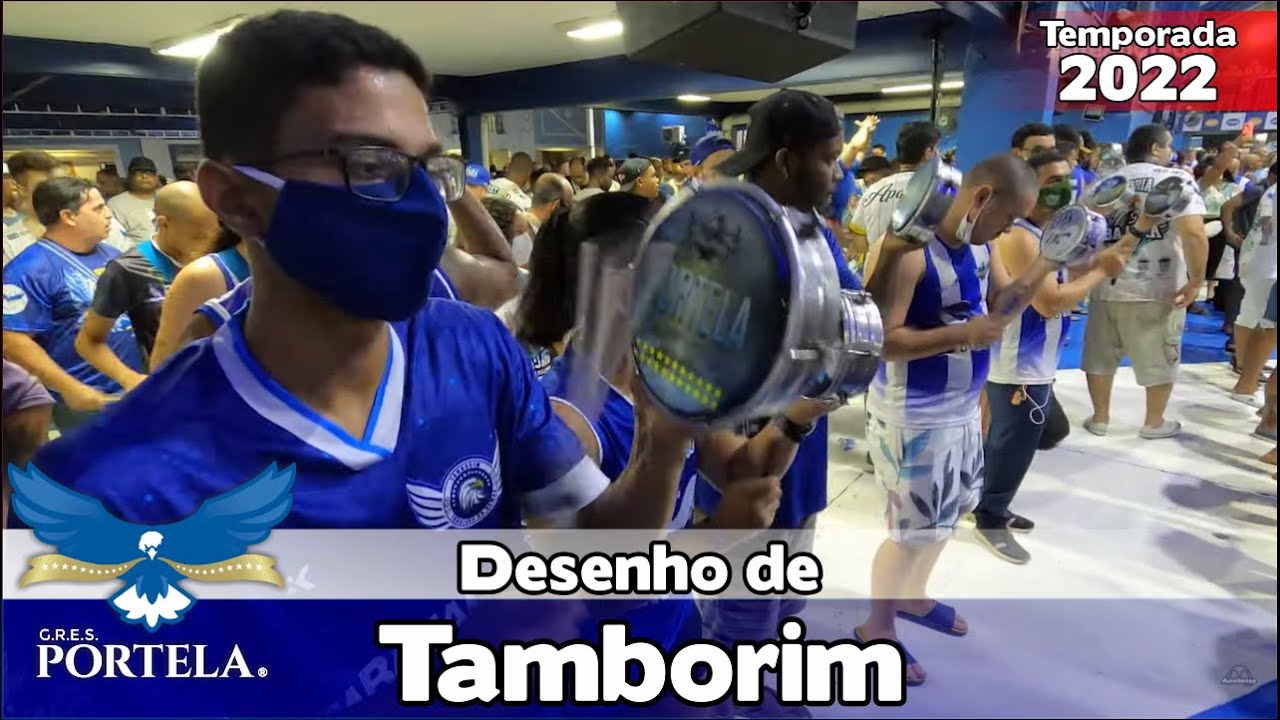 Portela 2022 | Desenho de tamborim  #Quadras22