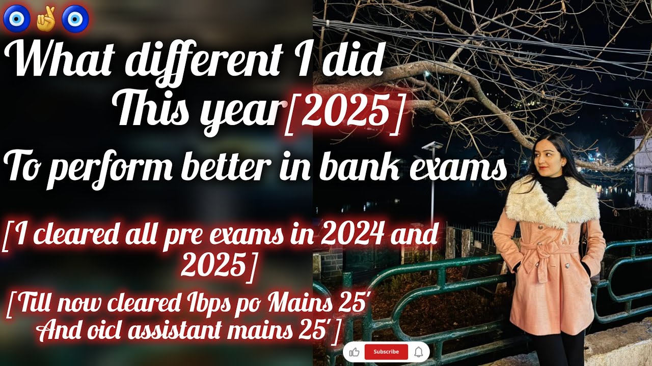 My Secret to perform better in 2025 Bank Exams🧿🤞||This is how I cleared 2025 IBPS PO MAINS Exam||🧿🤞