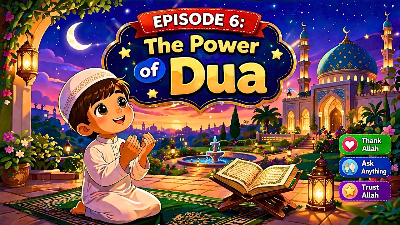 The Power of Dua 🌙✨ | The Golden Days of Ramadan Ep 6 | Alhikmah Kids Corner