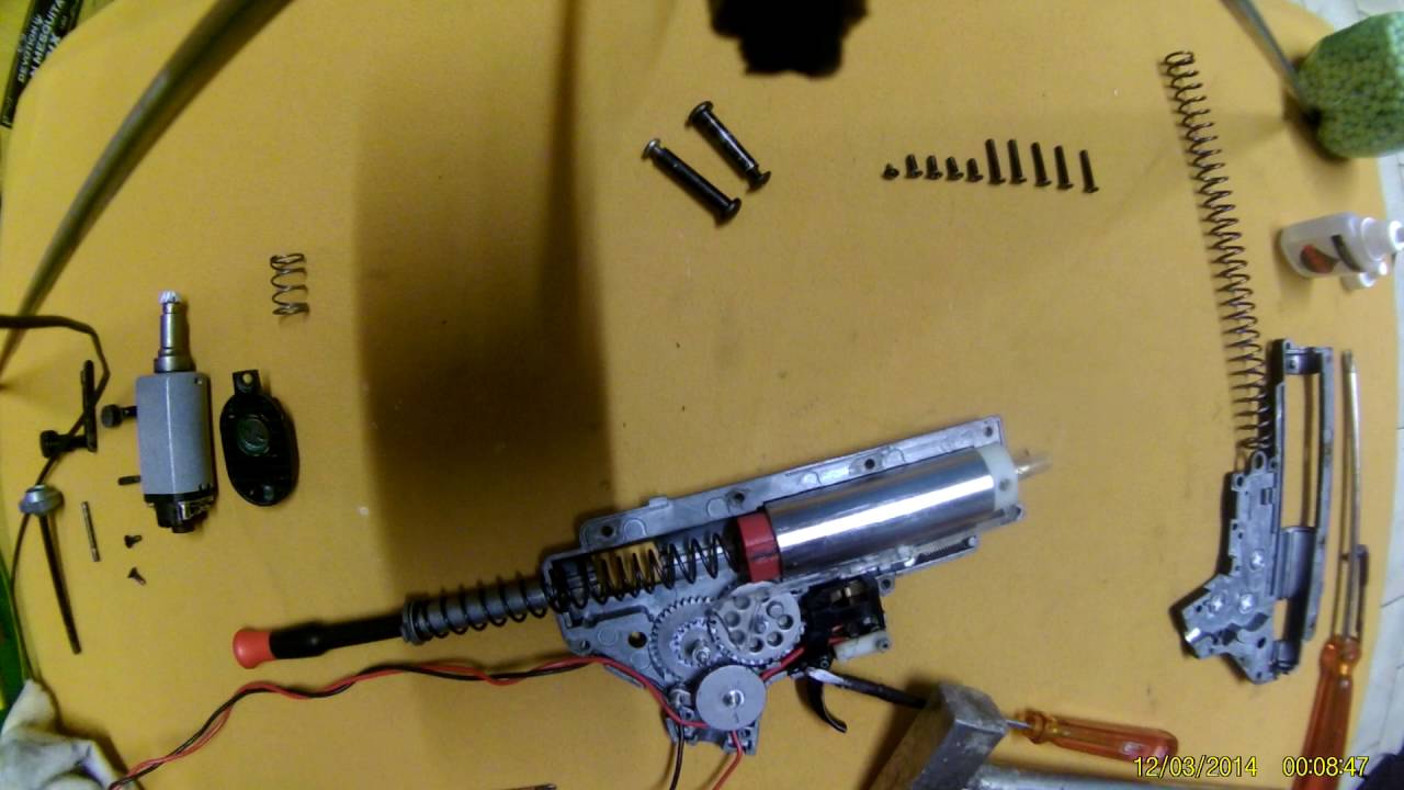Airsoft - Gearbox V2 M4 - Montagem parte 4