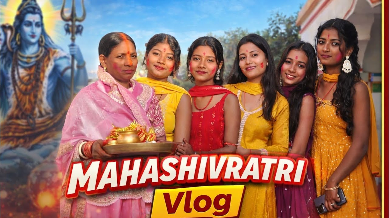 Mahashivratri kaise krte h special video with sister's full masti #viral video #kashyap vlogs ♥️ 