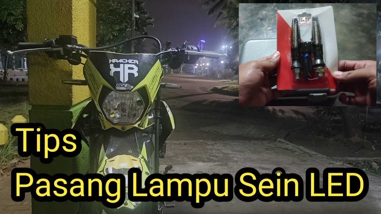 Pasang Lampu Sein LED || Kawasaki Dtracker #motovlog #motorcycle #kawasaki #dtracker #led
