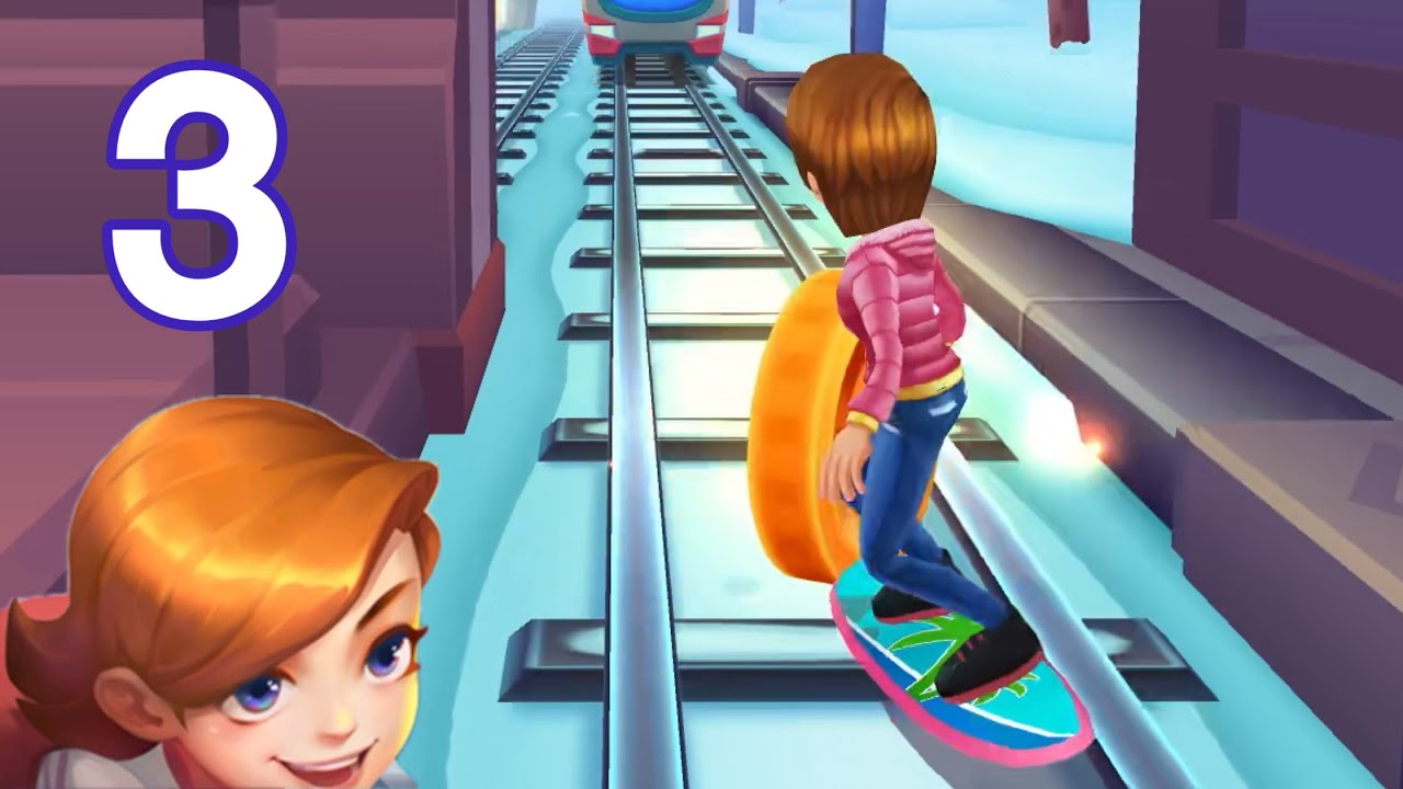 Subway Princess Runner – Crazy Runner! Walkthrough GamePlay Part 3 ~Urban Surfers~