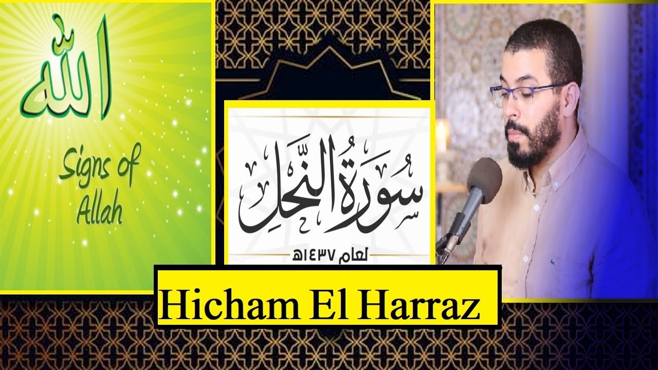 Surah Nahl Recitation Hicham El Harraz | Holy Quran Recitation |  هشام الهراز