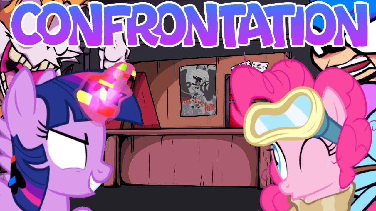Confrontation: Twilight vs Pinkie Pie | FNF Cover [Remastered]