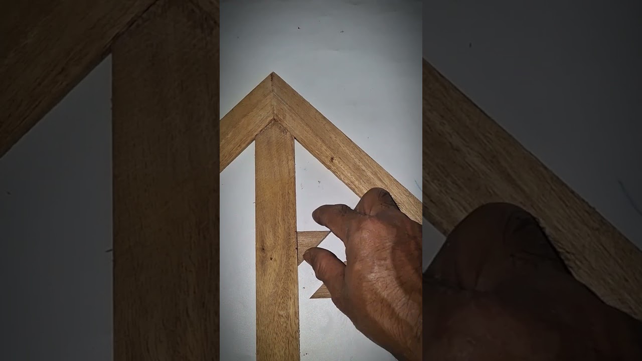 How to Measure and Cut an Internal Support Joint for Wood Frames 