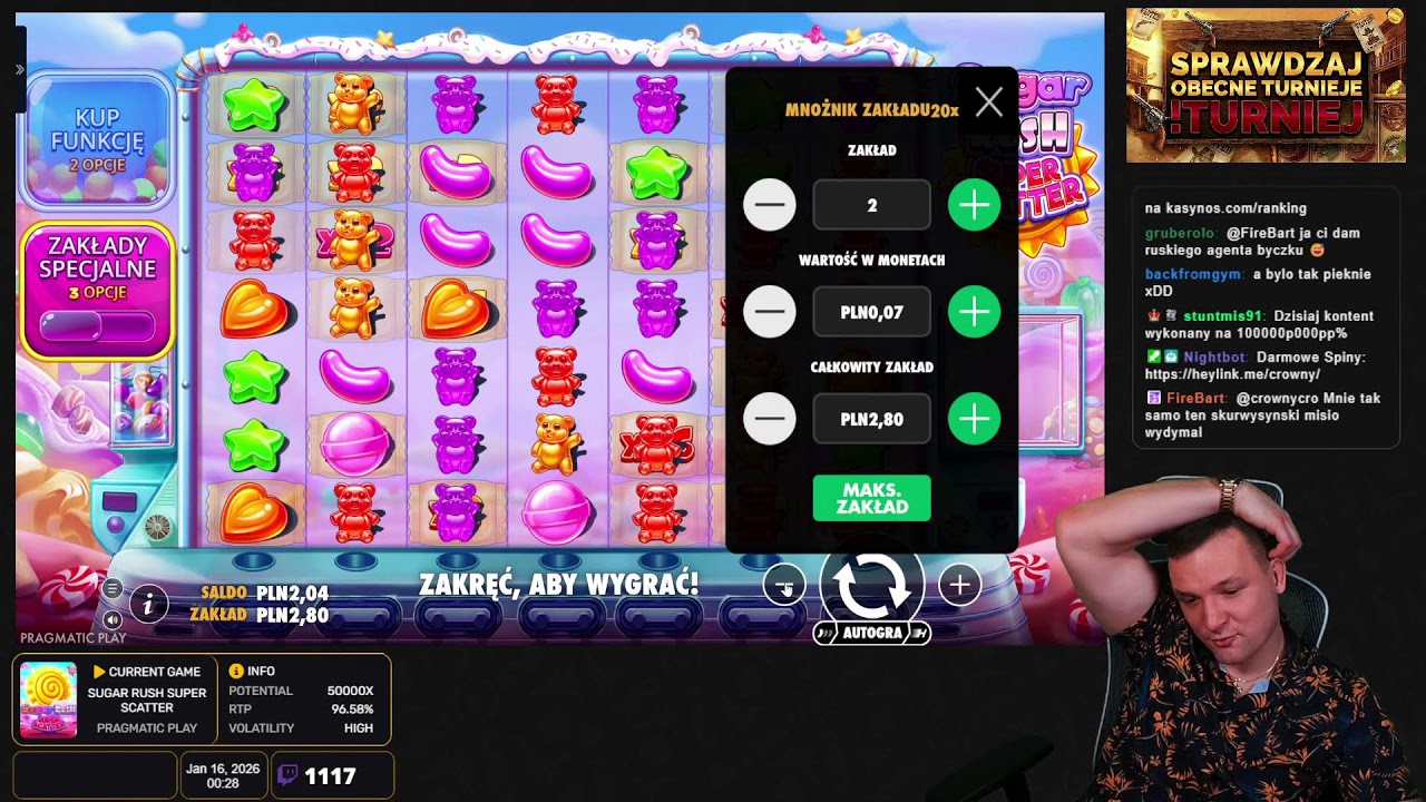 PREMIERA SUGAR RUSH SUPER SCATTER