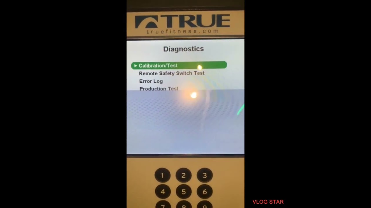 How to access True Treadmill CS600 menu