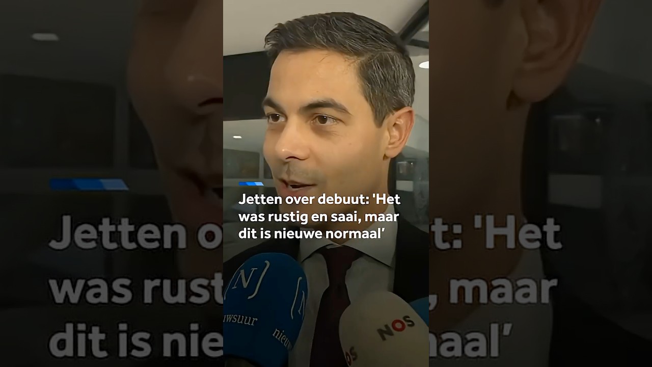 Jetten over debuut: 'Het was rustig en saai maar dat is het nieuwe normaal'