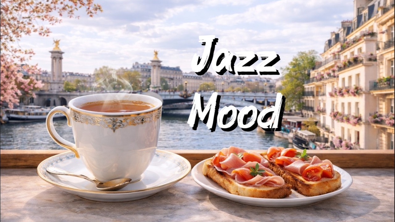 Jazz Mood | Paris Coffee Vibes ☕ 1 Hour Smooth Jazz for Any Time of Day