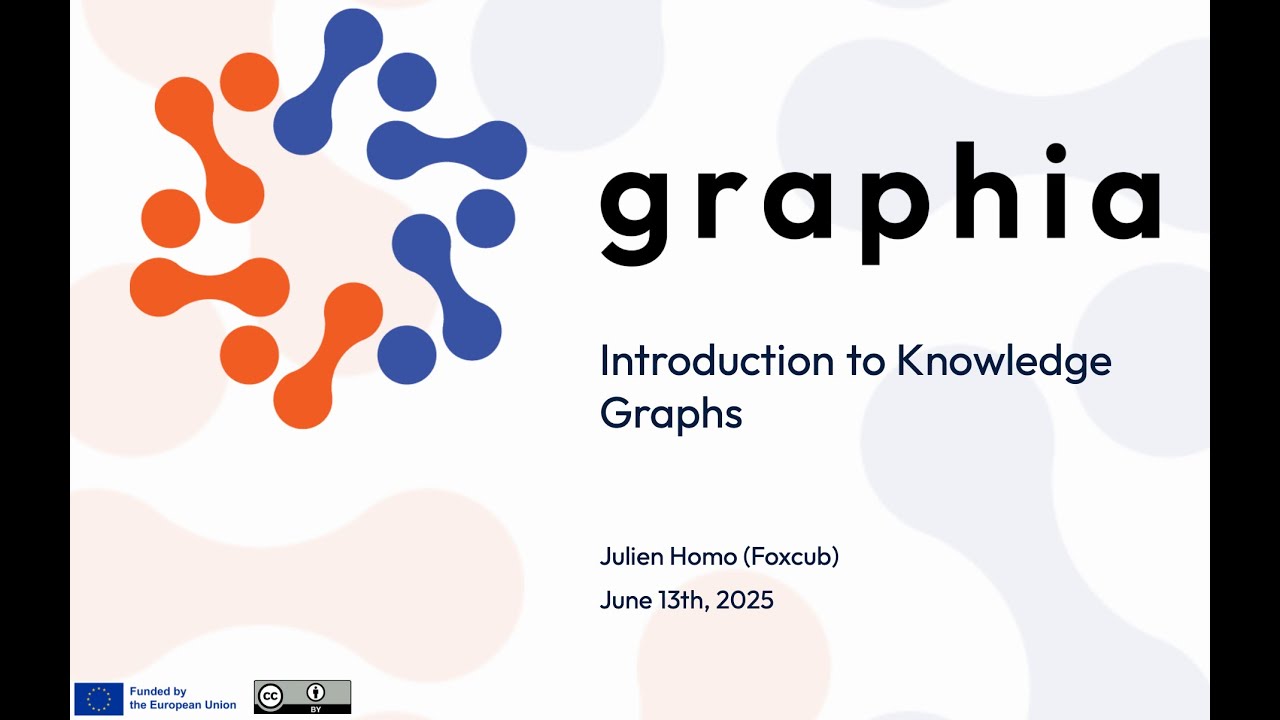 1st GRAPHIA Webinar - Introduction to Knowledge Graphs