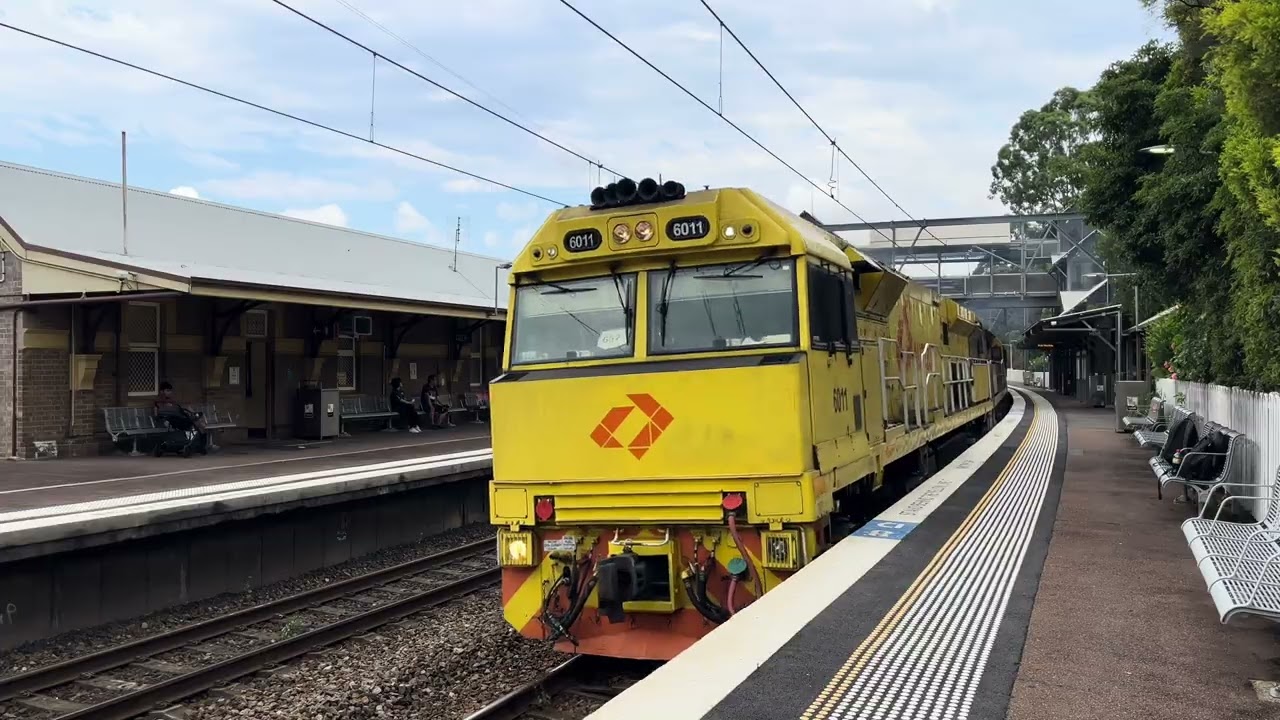 Trains at Fassifern Station January 2026.