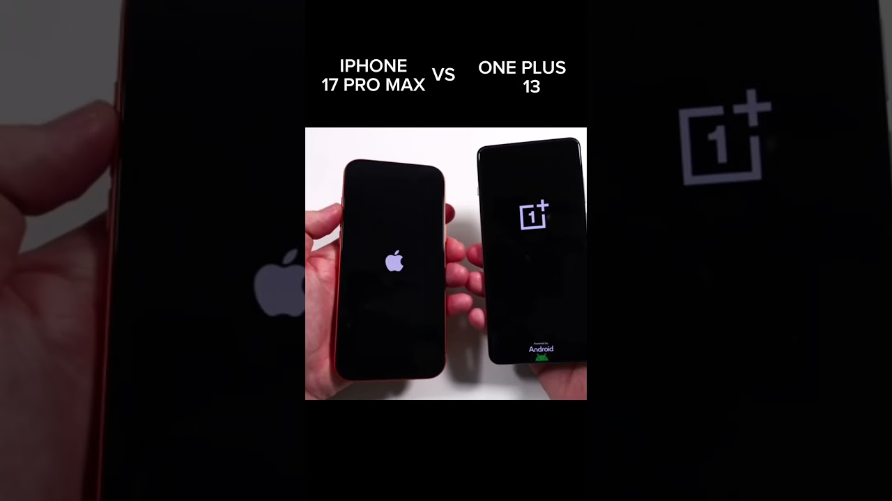 iPhone 17 Pro Max vs OnePlus 13 - Orange or Blue? 🧡💙#oneplus13 #iphone17promax #shorts