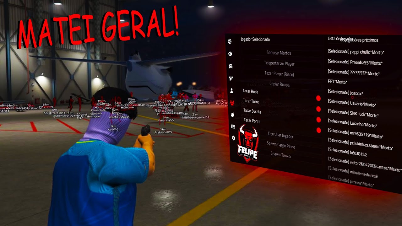 ACABEI com O EVENTO do ADM COM MOD MENU! GTA ANTI-RP