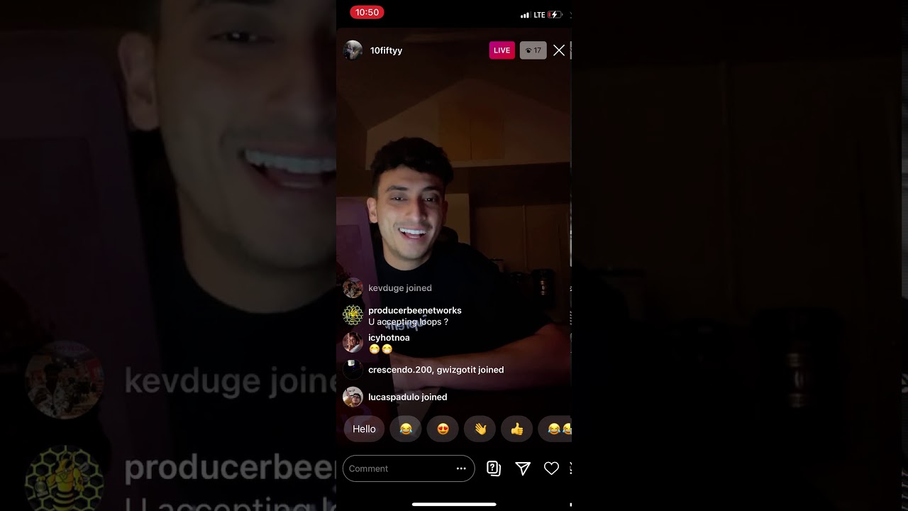 10fifty on live playing 🔥 beats!!!