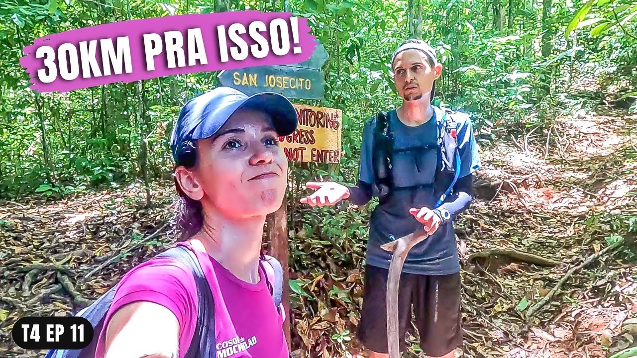 30KM DE TRILHA na floresta tropical da Costa Rica