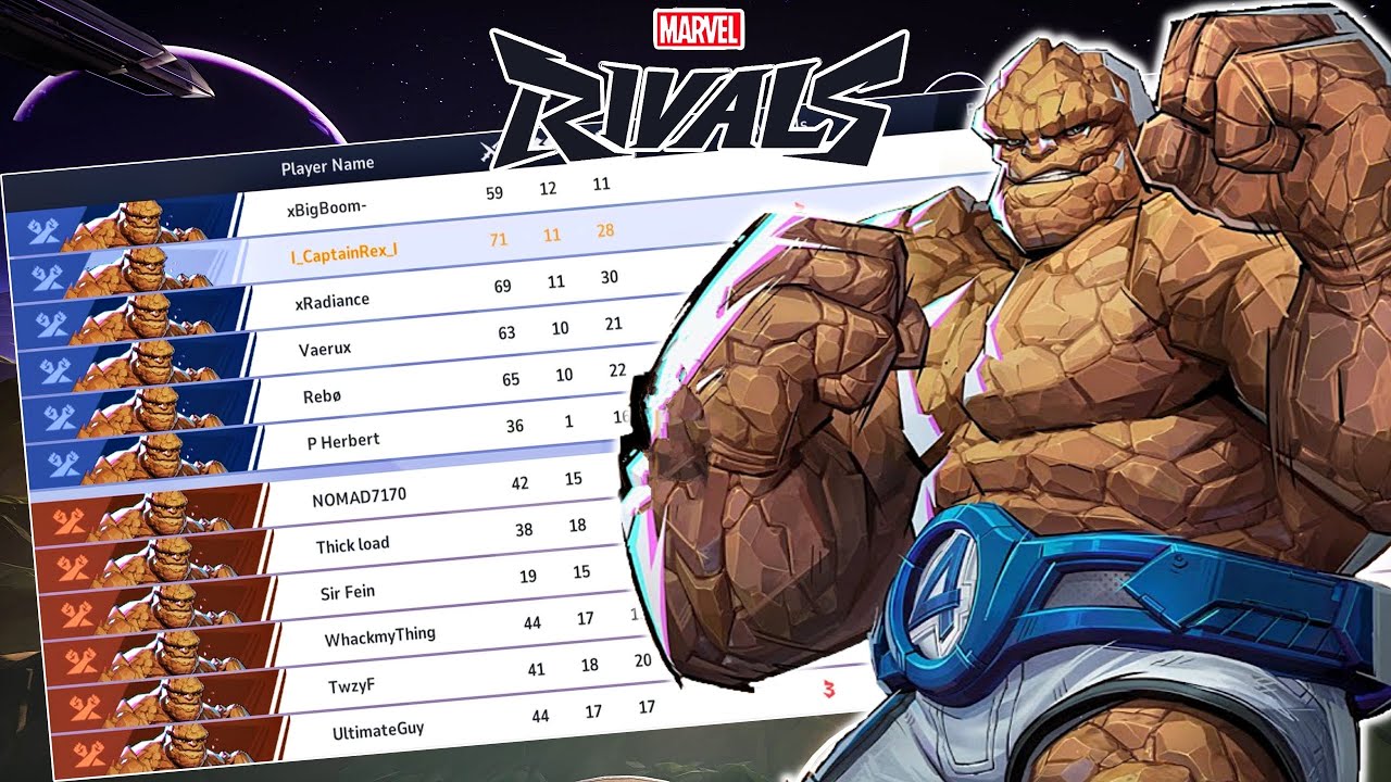 Marvel Rivals | NEW Gamemode Clone Rumble | The Thing Gameplay 71 Kills!