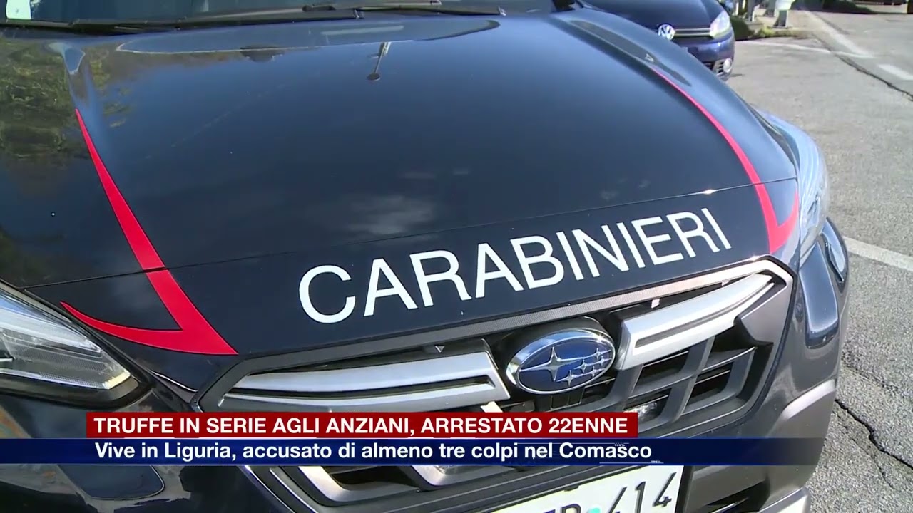 Etg - Dalla Liguria a Como per truffare gli anziani, 22enne arrestato dai carabinieri