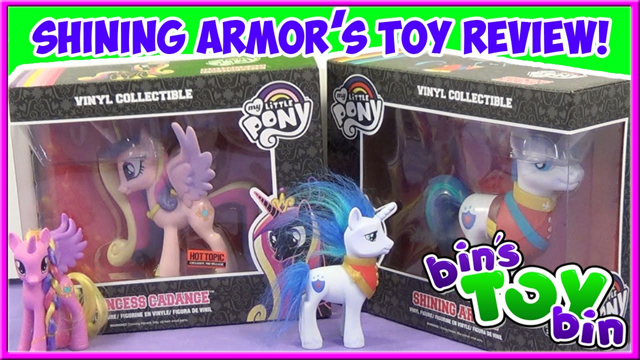 Shining Armor and Princess Cadance Review Funko Vinyl Figures! Parody by Bin's Toy Bin