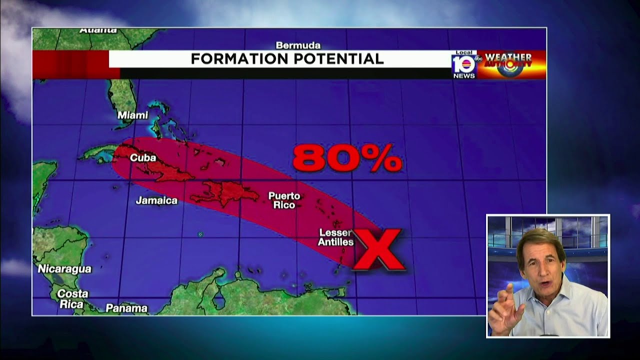 Will system in Atlantic develop into a tropical depression?