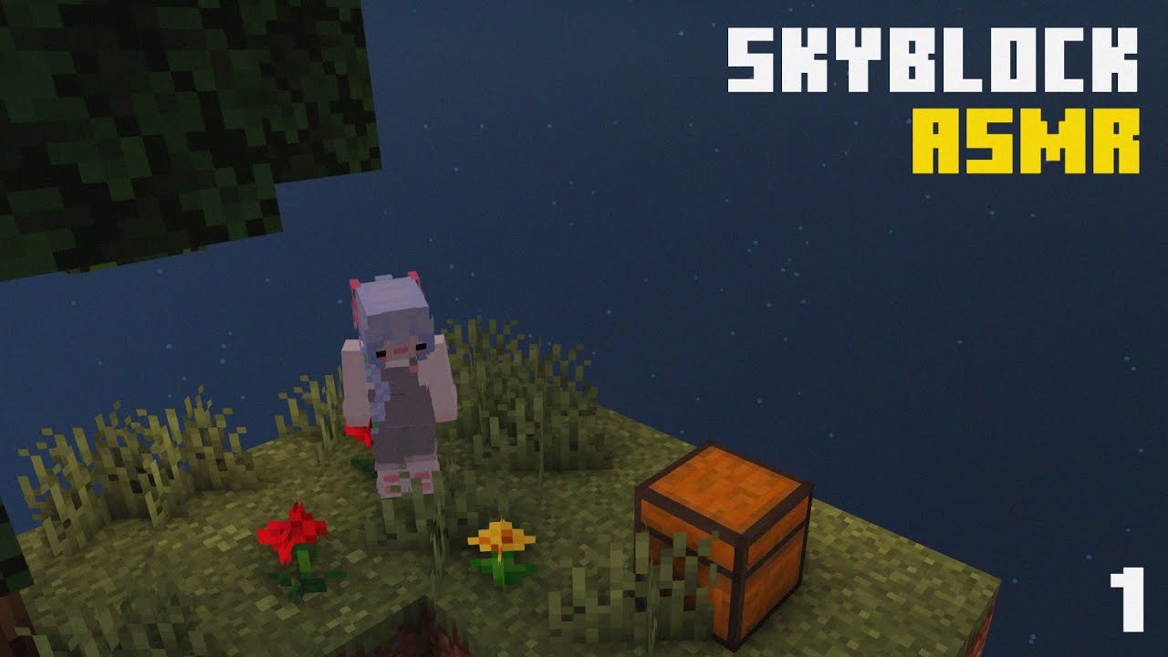 [Minecraft :: Skyblock]  Осваиваюсь на Скайблоке  пока ты спишь! 💫✨