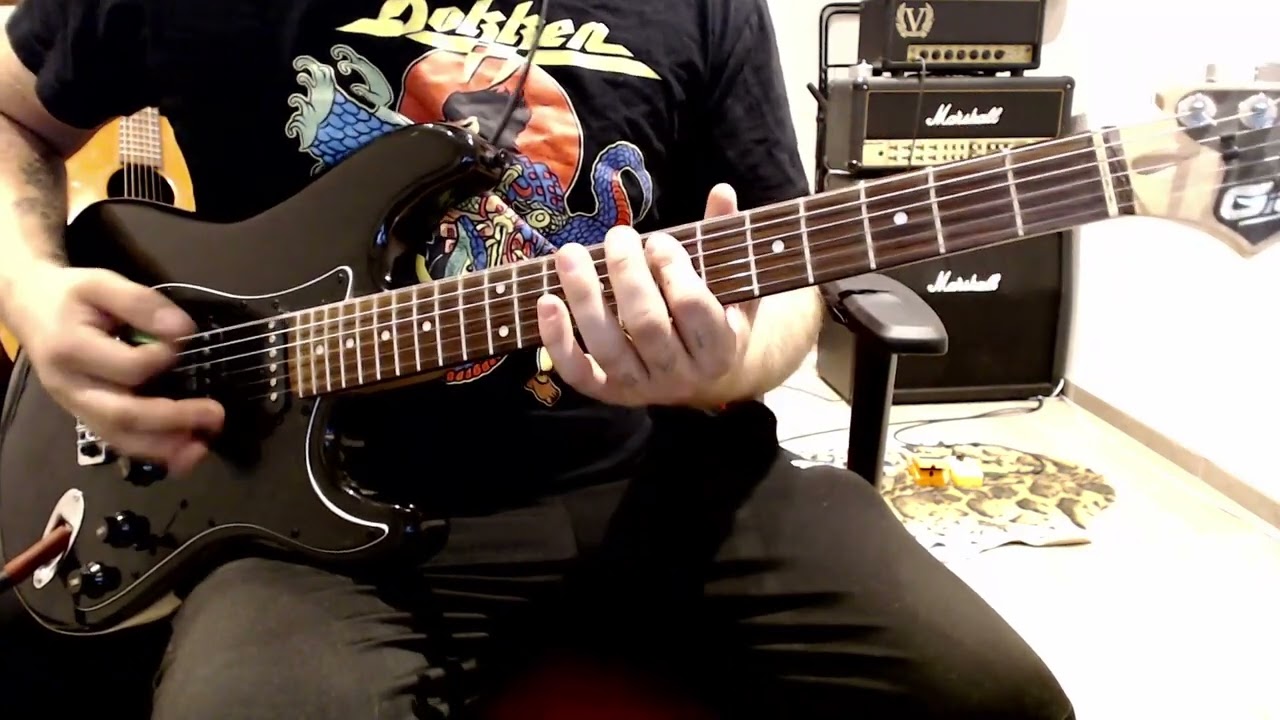 Top 10 Glam/Hair Metal  Guitar Riffs Part 1