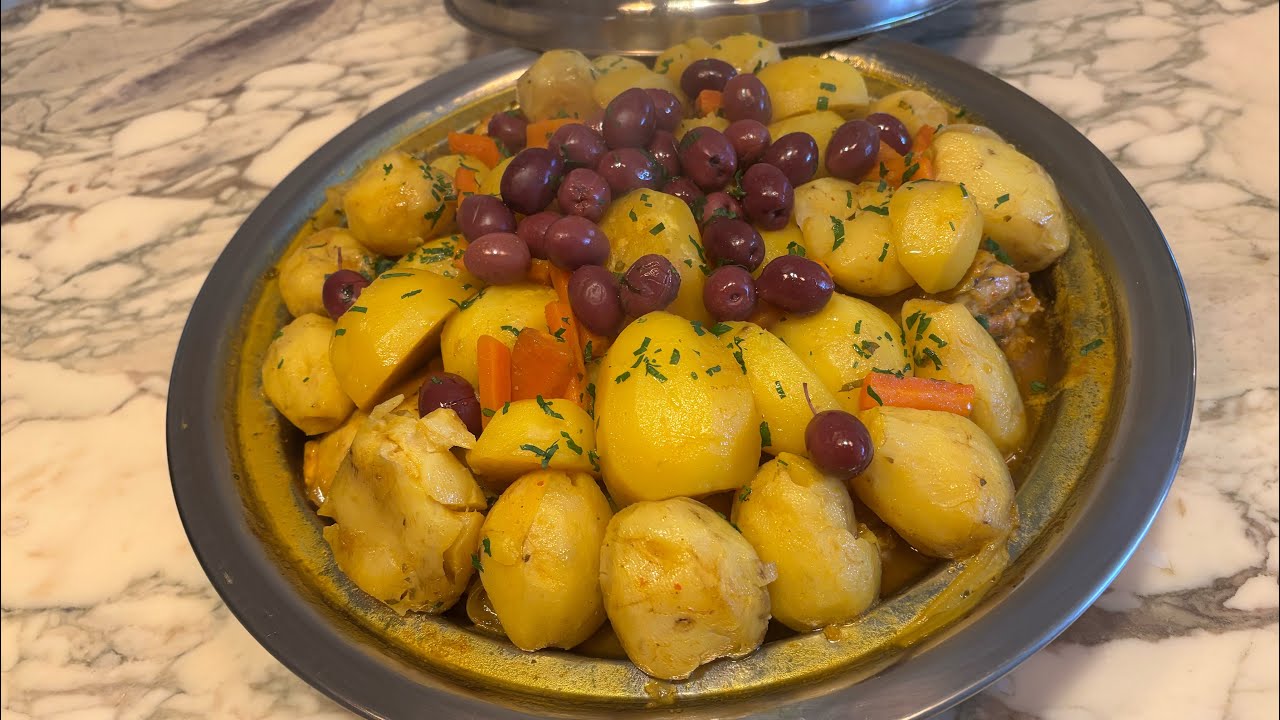 Tajine poulet et de topinambours facile et rapide à préparer