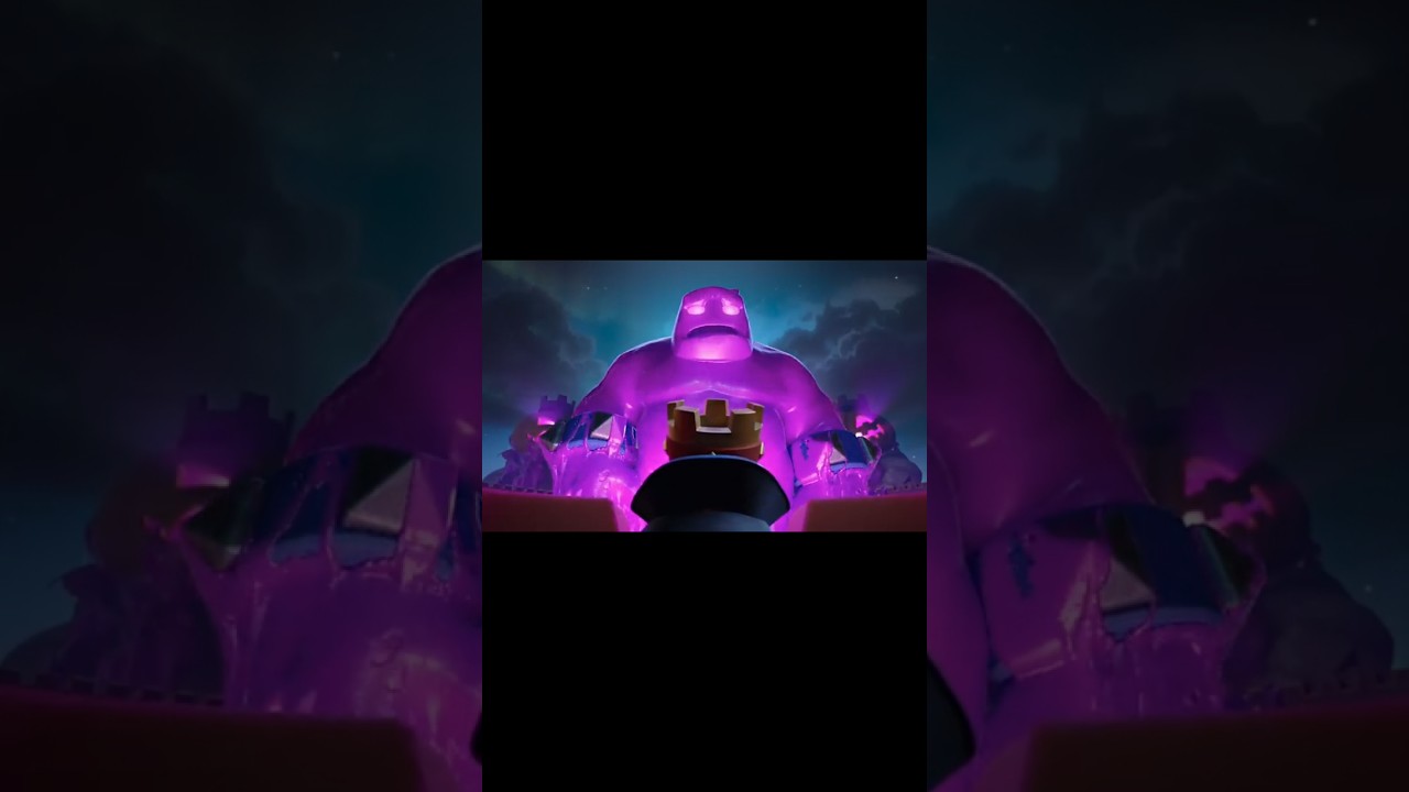 I REPEATED THE ANIMATION Elixir Golem 🎃#1#clashroyale#shorts#short
