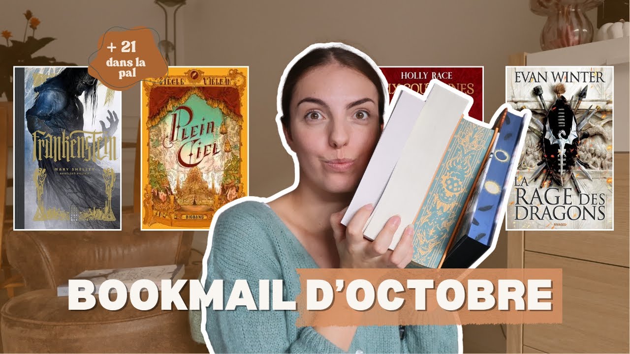 Bookmail d'octobre - Plein de belles nouveautés dont 2 éditions de Frankenstein 👀