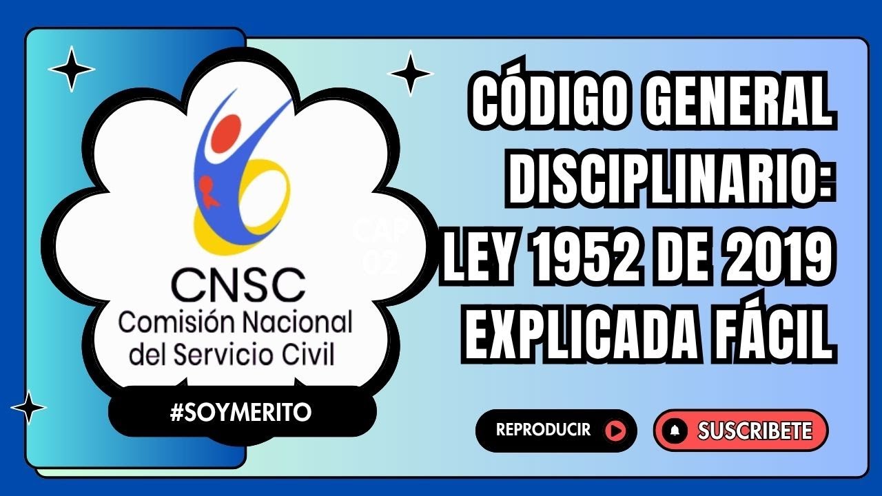 📘 Código General Disciplinario - Ley 1952 de 2019 explicada fácil #empleopúblico #servidorpúblico