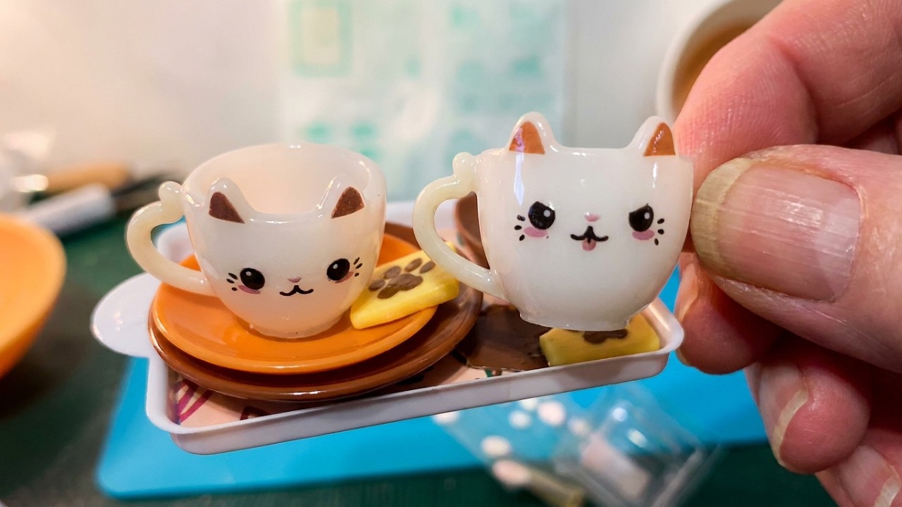 Grandparent Reacts to Make It Mini Verse Food Toys Series 3! #resin #makeitminiverse #crafts