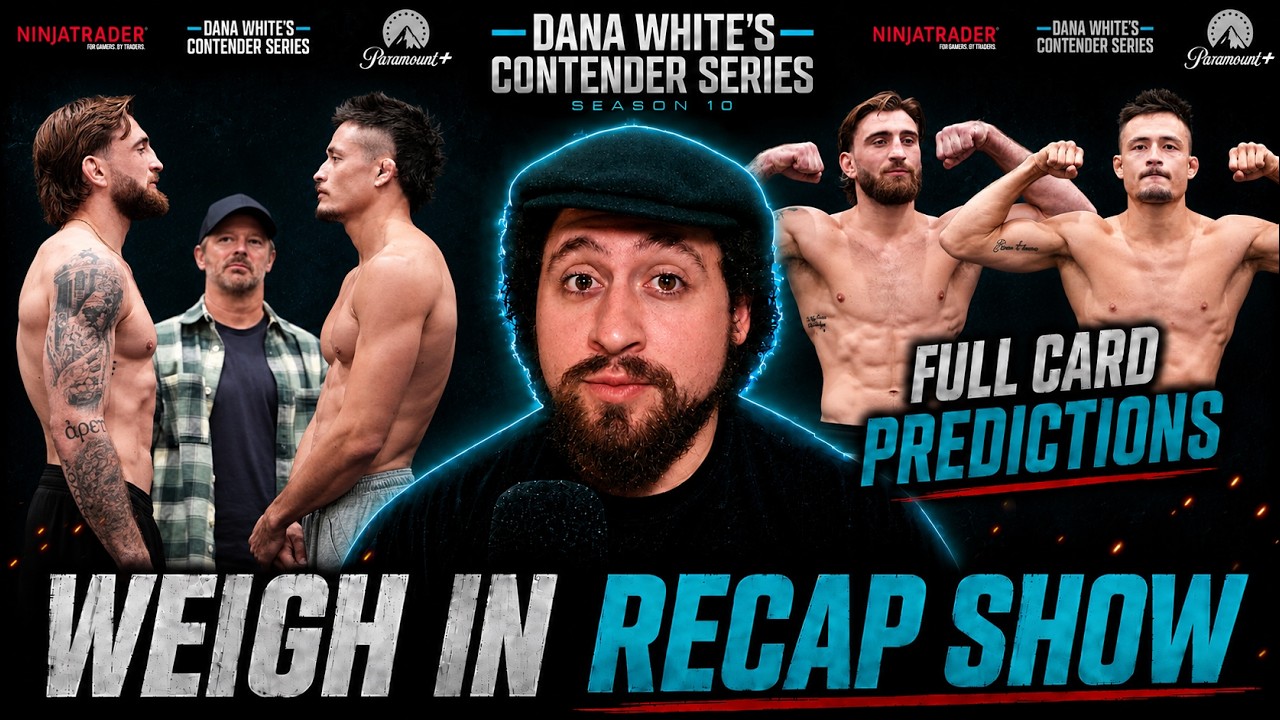 Contender Series 2026, неделя 7: прогнозы и разбор ставок | Обзор взвешивания