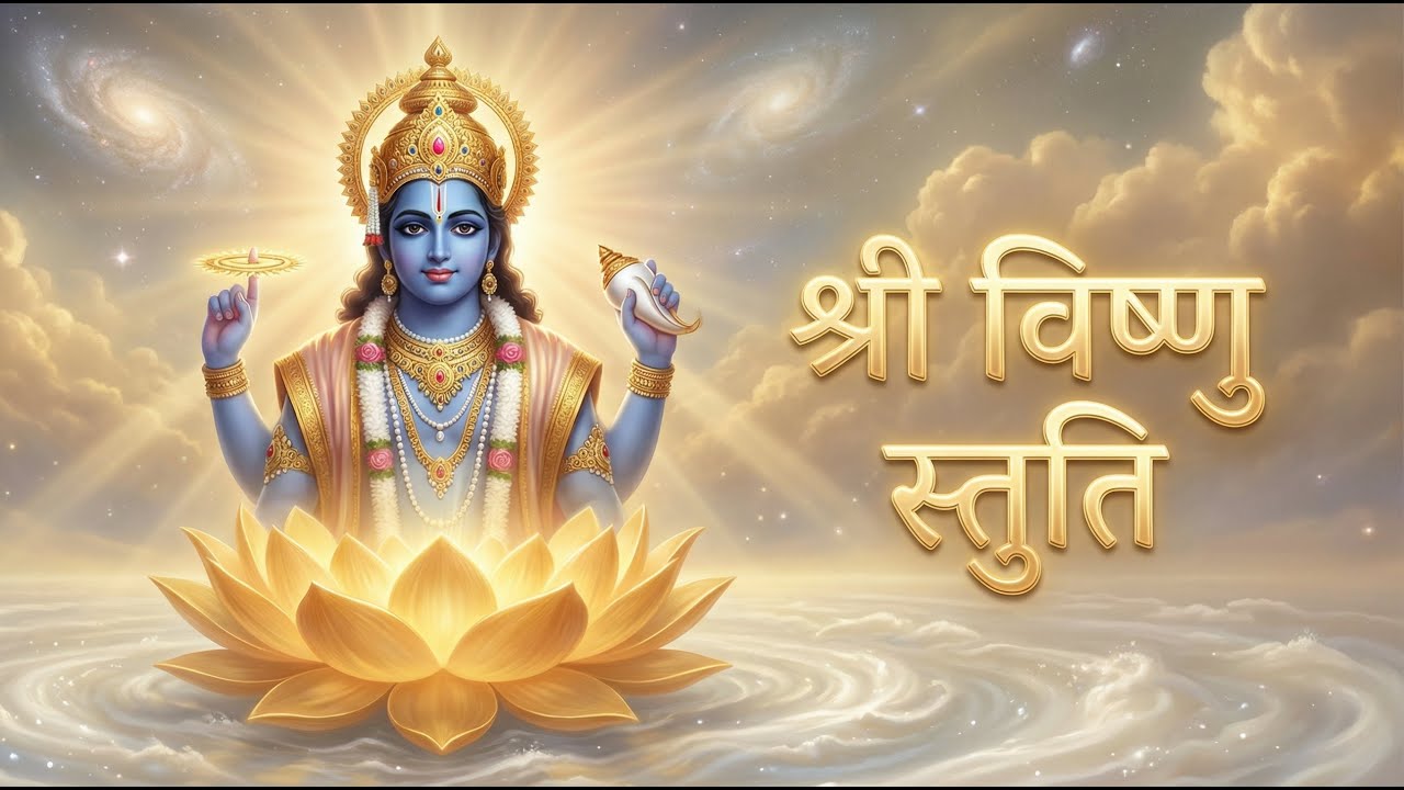श्री विष्णु स्तुति | Shri Vishnu Stuti | Divine Sanskrit Chant for Peace & Protection #vishnu #peace