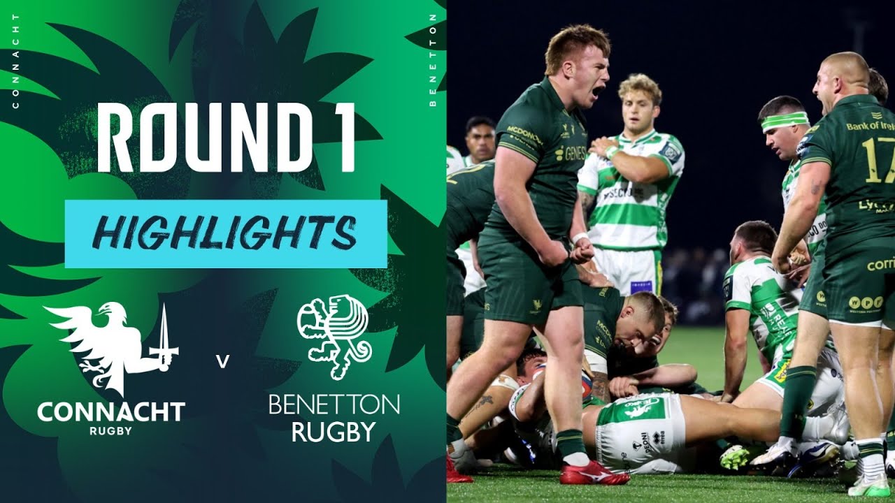 Connacht v Benetton | Highlights | Round 1 | URC 2025/26