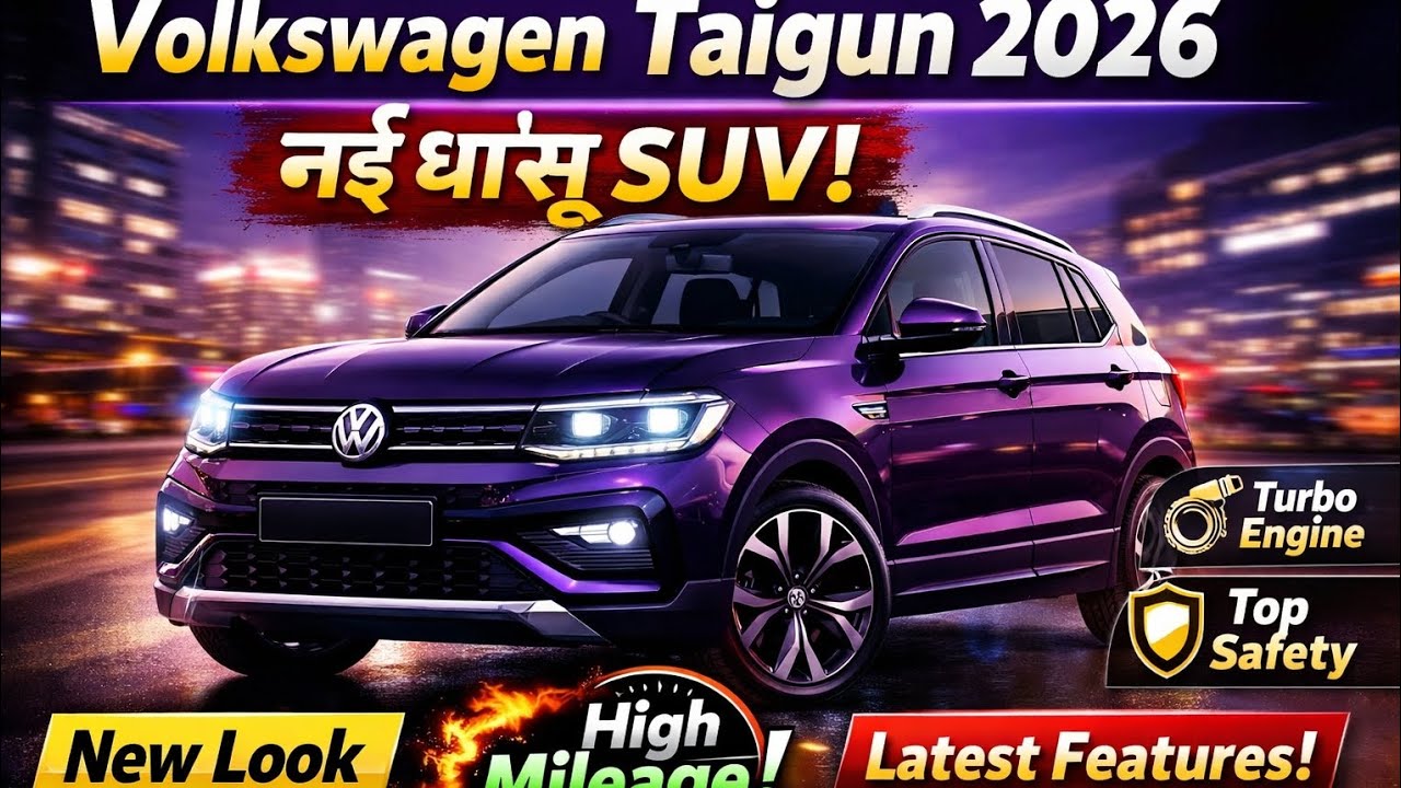 New Volkswagen Taigun 2026  | Luxury Interior और दमदार Engine 🔥