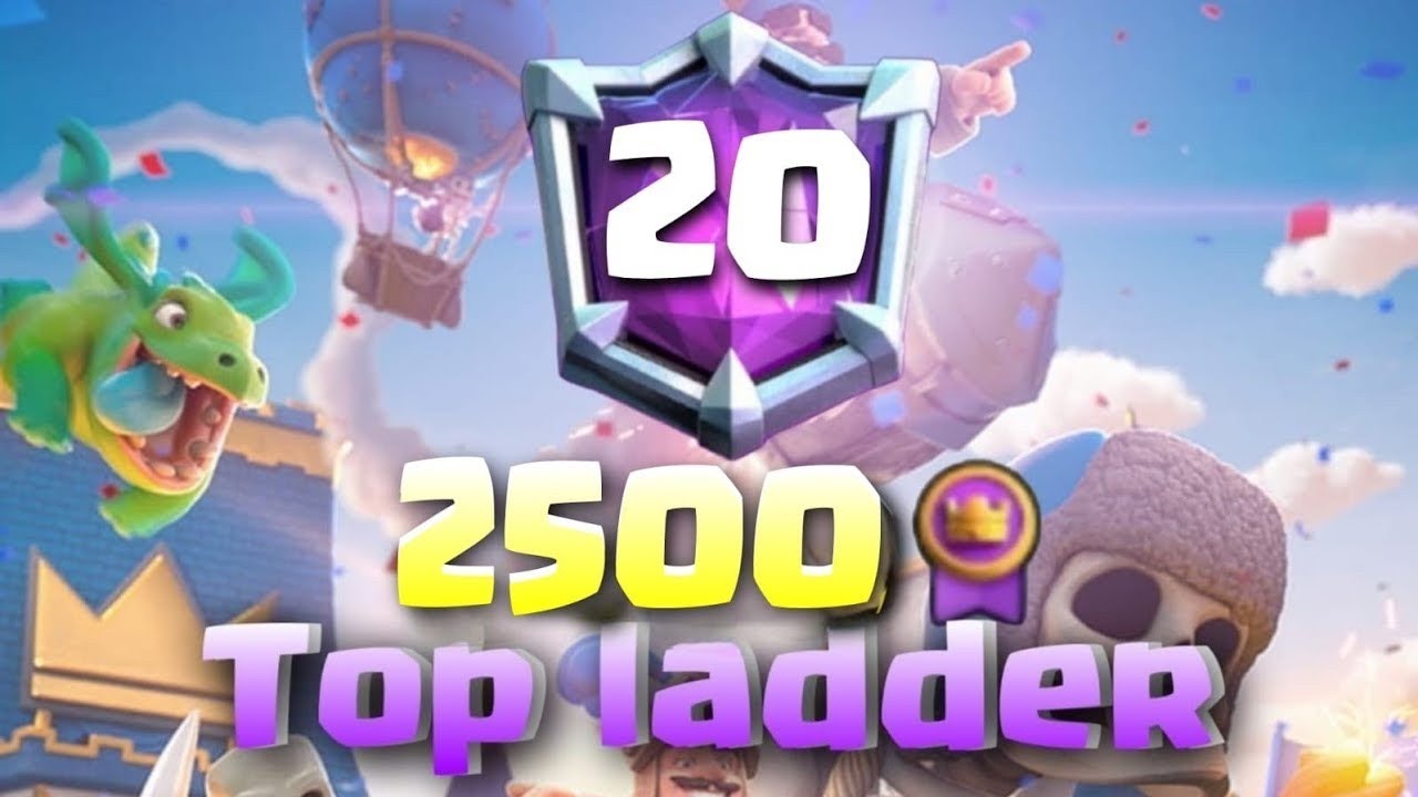 2500🏅Giant Double Prince In Top Ladder Gameplay - Clash Royale