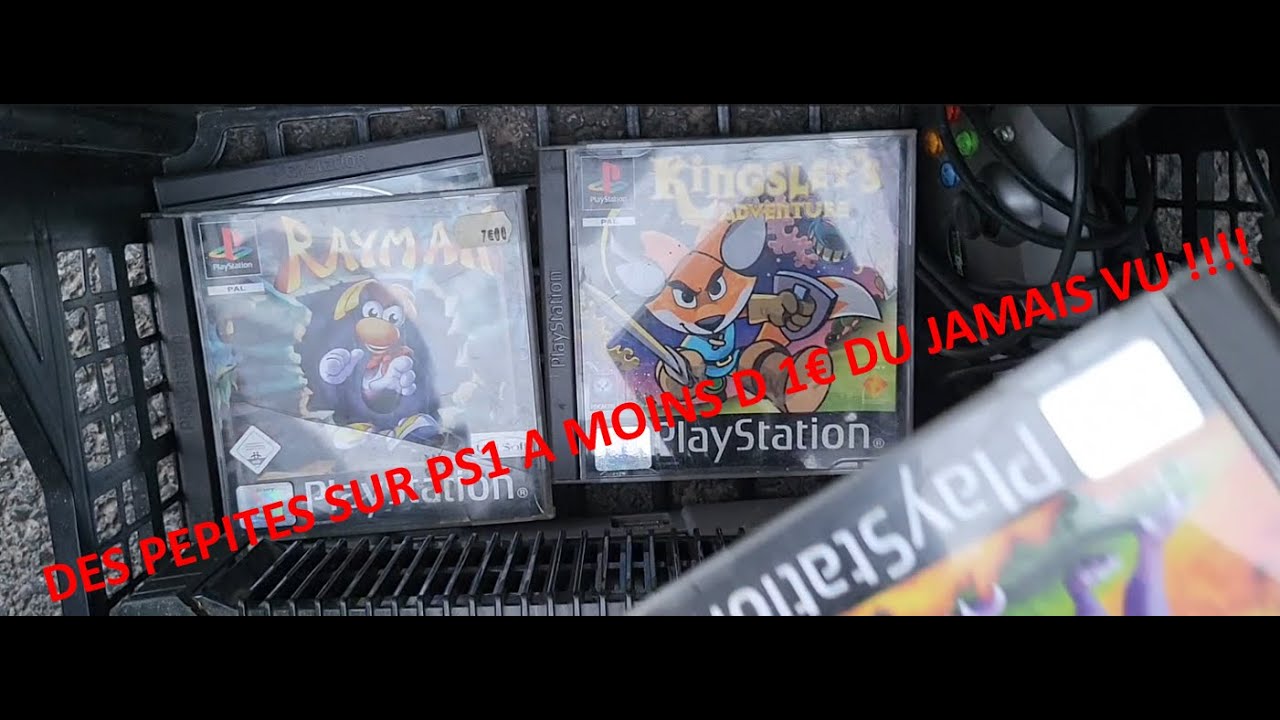 VIDE GRENIER LIVE DES PEPITES SUR PS1 A MOINS D 1€ !!!!!! COUP DE FUSIL !!!!