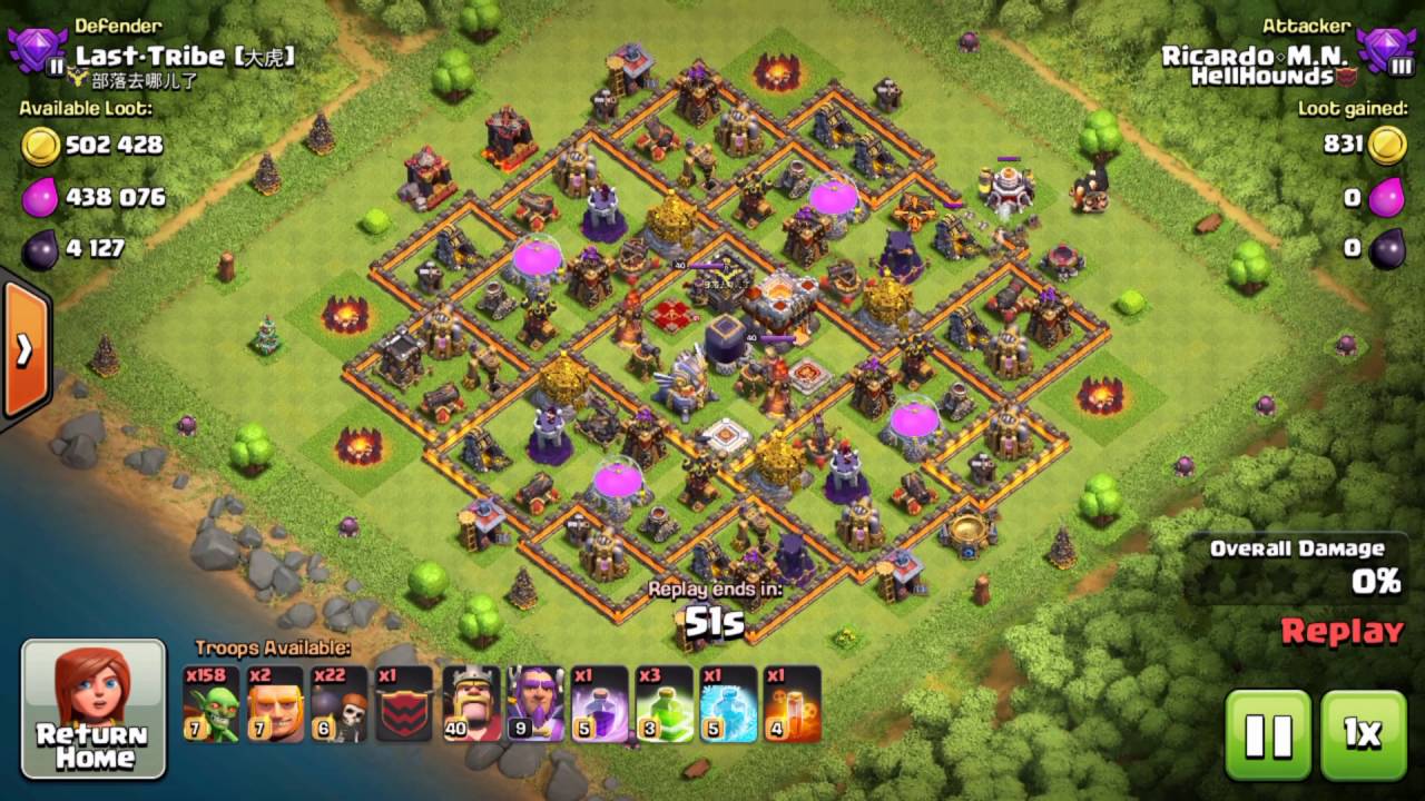 Clash of Clans - Mass Goblin farming strategy for TH 11 # 15 - Max Walls