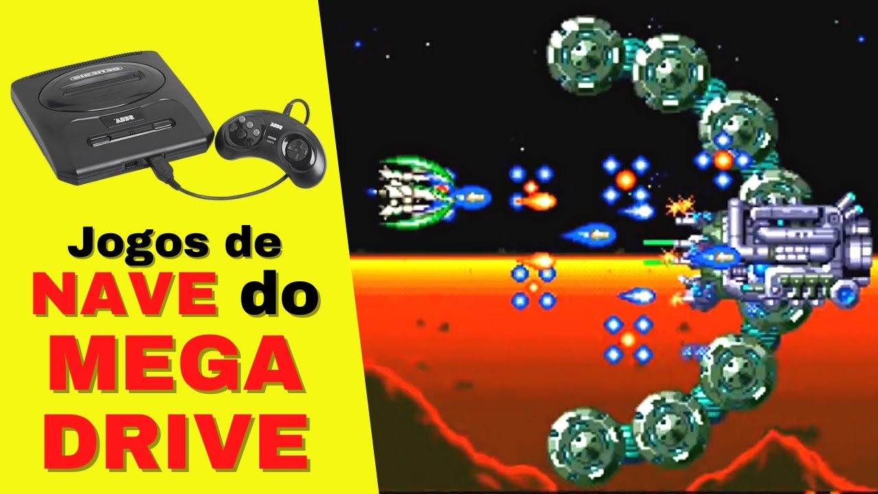 TOP 10 – Jogos de NAVE do MEGA DRIVE (Shoot 'em ups))