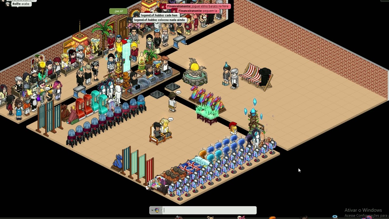 HABBO HOTEL BR/PT || X1 DE RAROS || Etternit  VS  Mr.Hen , legend.of.habbo e Fautz
