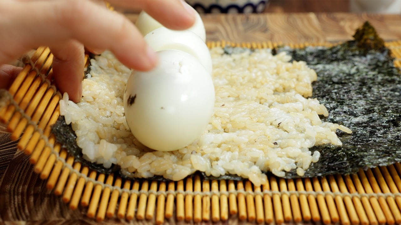 간단해야 해먹죠 이렇게 말아서 한끼 뚝딱 | 단백질과 건강을 한번에 | 남편이 좋아하는 달걀김밥