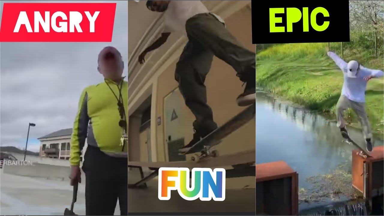 Fun, Epic, Extrem Skateboard Moments