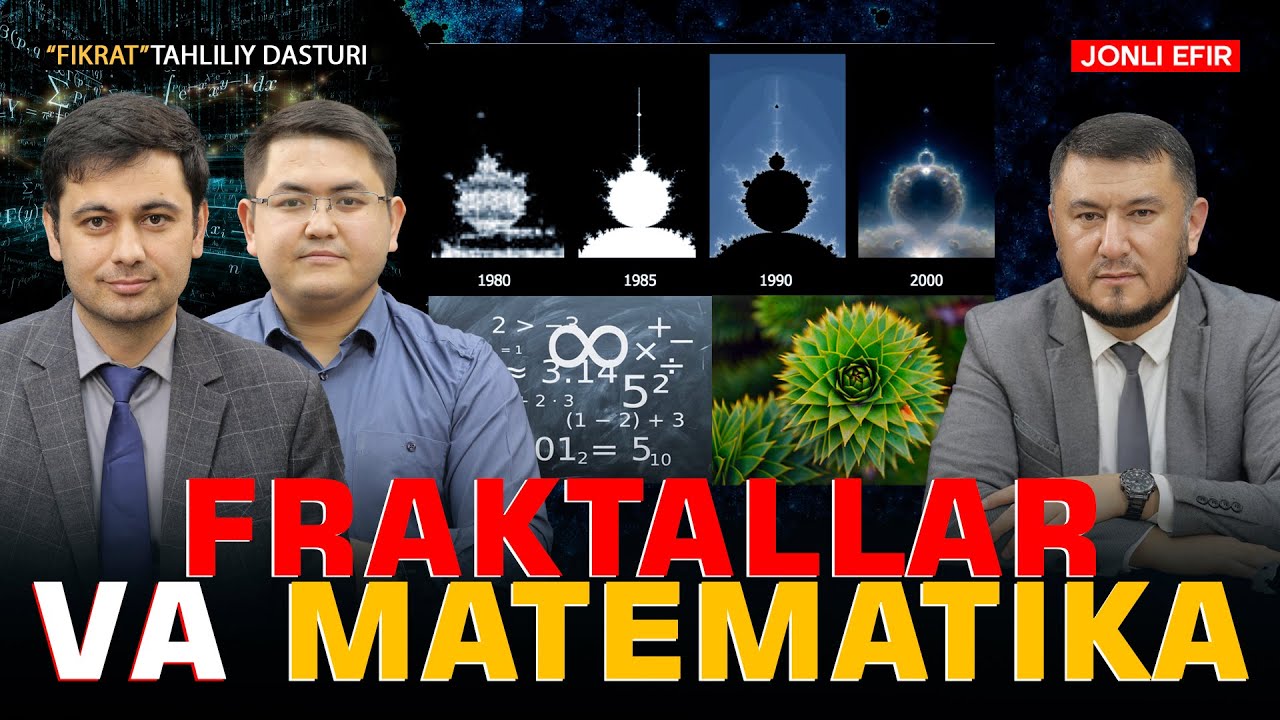 🔴 Fraktallar va matematika #fikratuz