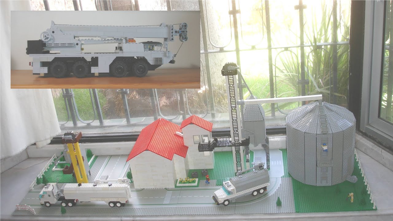 Lego My first factory and Maz 543 Crane MOC
