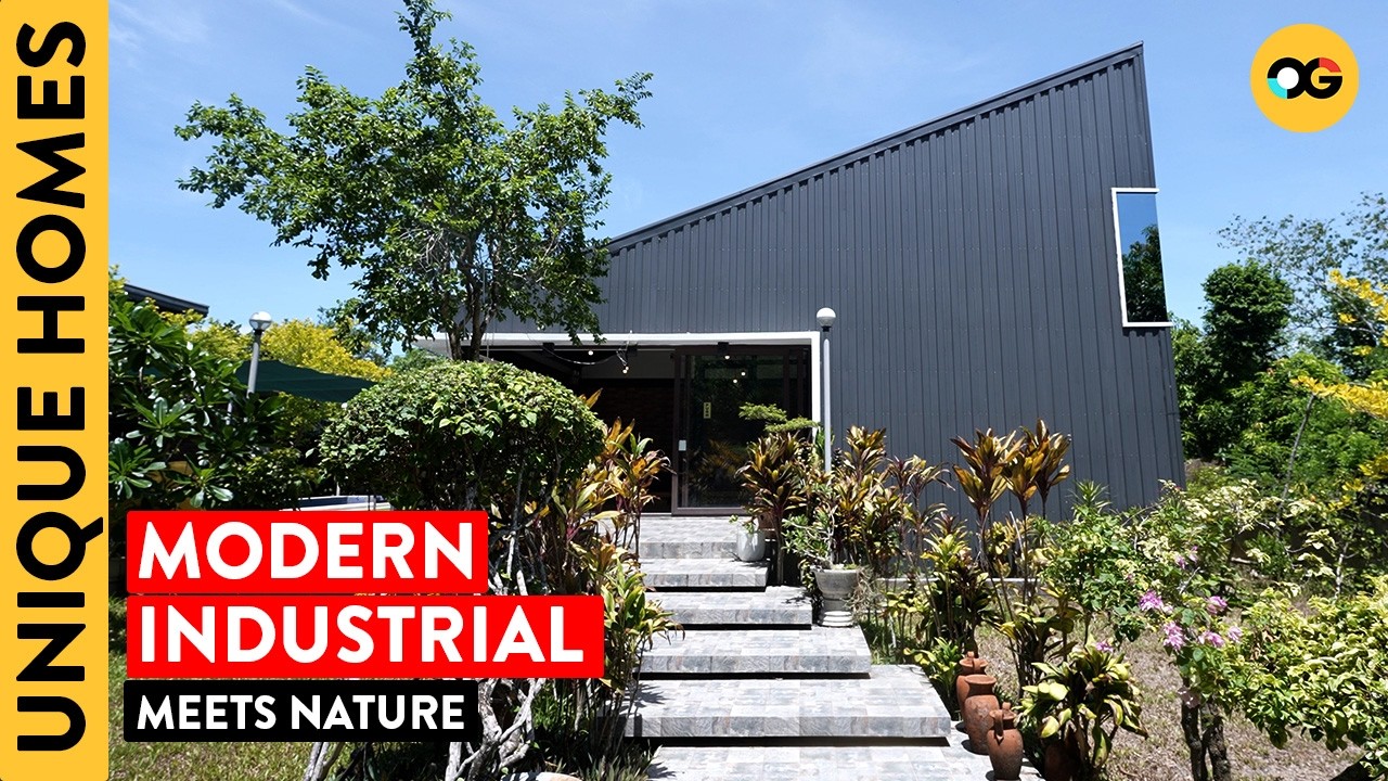 Inside a Modern Industrial Vacation Home Surrounded by Nature in Isabela