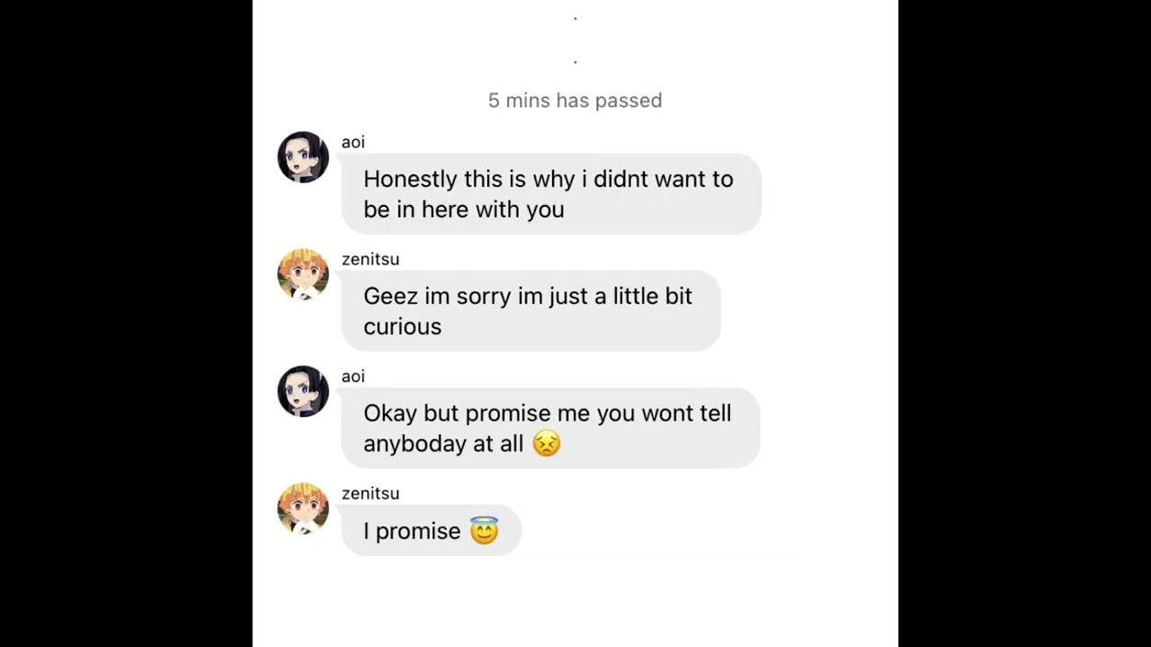 Demon slayer text story (Seven minutes in heaven Tomika snaps) Pt.1