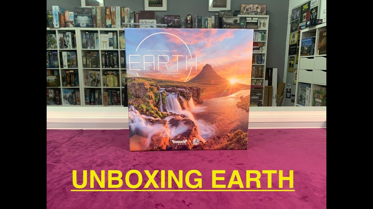 Unboxing Earth juego de mesa. Abriendo Earth juego de mesa.