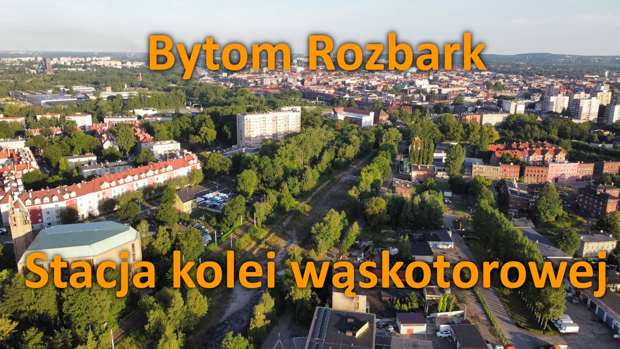 Bytom Rozbark - stacja kolei wąskotorowej.